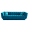 new product rounded lines modern american style navy blue office sofa modern