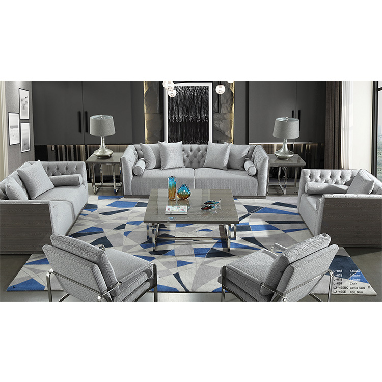 Custom Modern Classic Fabric OEM ODM Home Furniture Reclining Sofa Bed Chair Sets