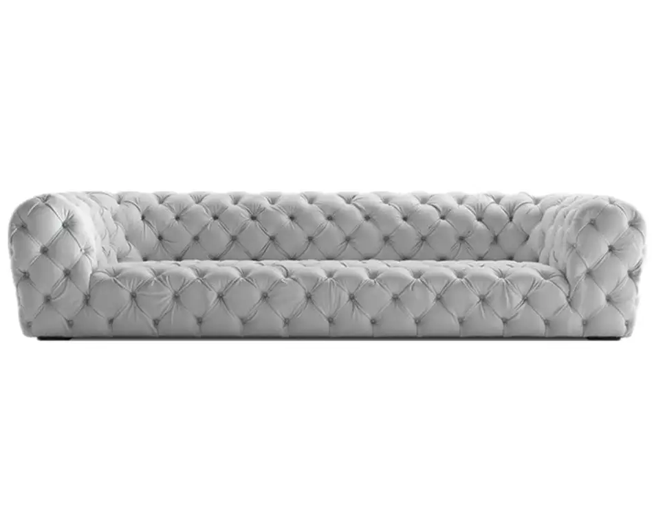 Edric Flannelette Fabric Sofa 2/3 Seaters Interior Sofa