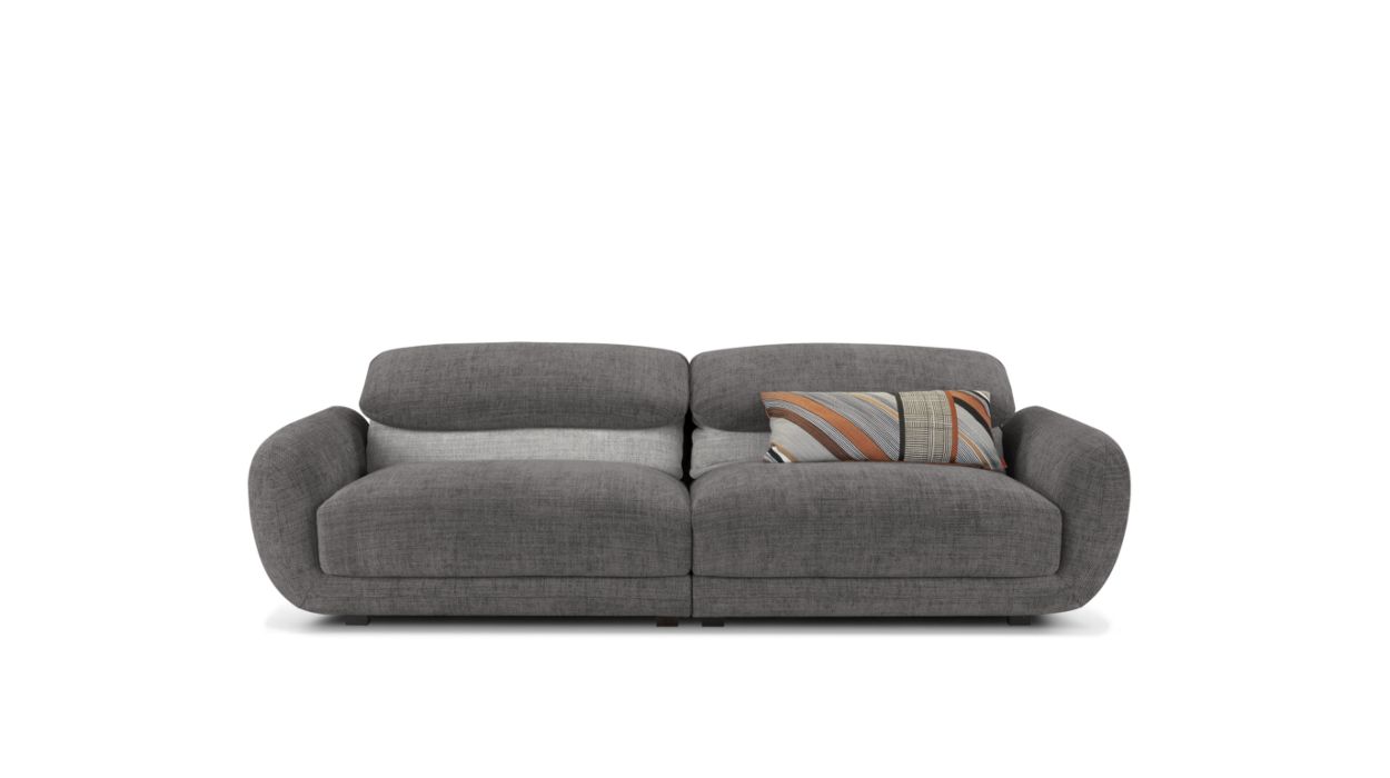 Chenille Fleece Foldable Backrest 5-Seater Sofa/2-Seater Sofa