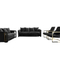 luxury lounge modern black fabric 7 seater wooden sofa set for living room