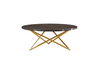 Luxury Furniture Gold Stainless Steel Frame Coffee Table