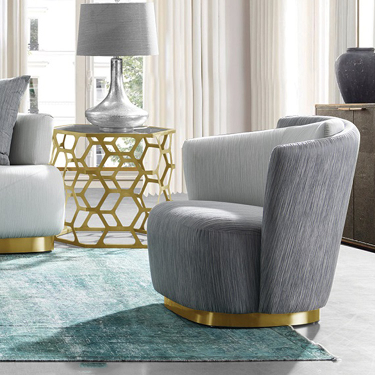 custom designs modern gray luxury furniture living room setentertainment wooden fabric sofa chair unit set