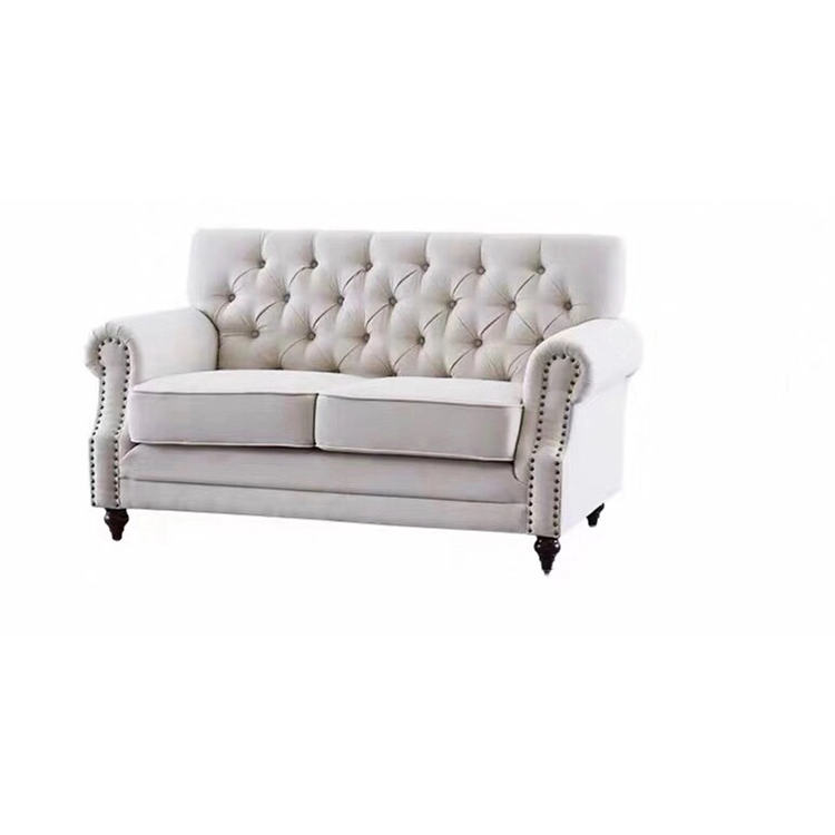New design italian style simple hotel living room furniture chaise lounge velvet sofa chair