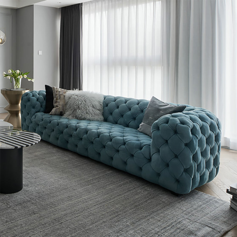 Edric Flannelette Fabric Sofa 2/3 Seaters Interior Sofa