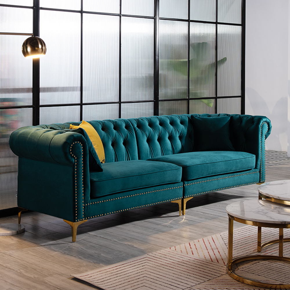 Custom Modern House Apartment Large Sectional Fabric Sofa Set Furniture Living Room