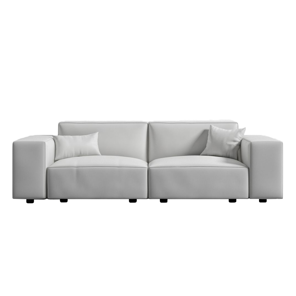 Manufacturer Wholesale European Style Living Room Furniture Modern Leather I Shaped Corner Sofa Set