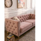 custom modern italian style living room office furniture multi functional pink gold velvet sofa set 2 3 seater