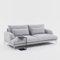custom european designs living room gray luxury sectional fabric sofa 2 seater
