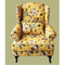 New style cheap modern furniture pastoral style mini single seater fabric sofa armless chair