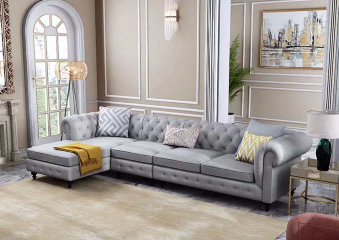 Classic Style Indoor Luxurious And Strong Bilateral Stable Sofas For Home Reading