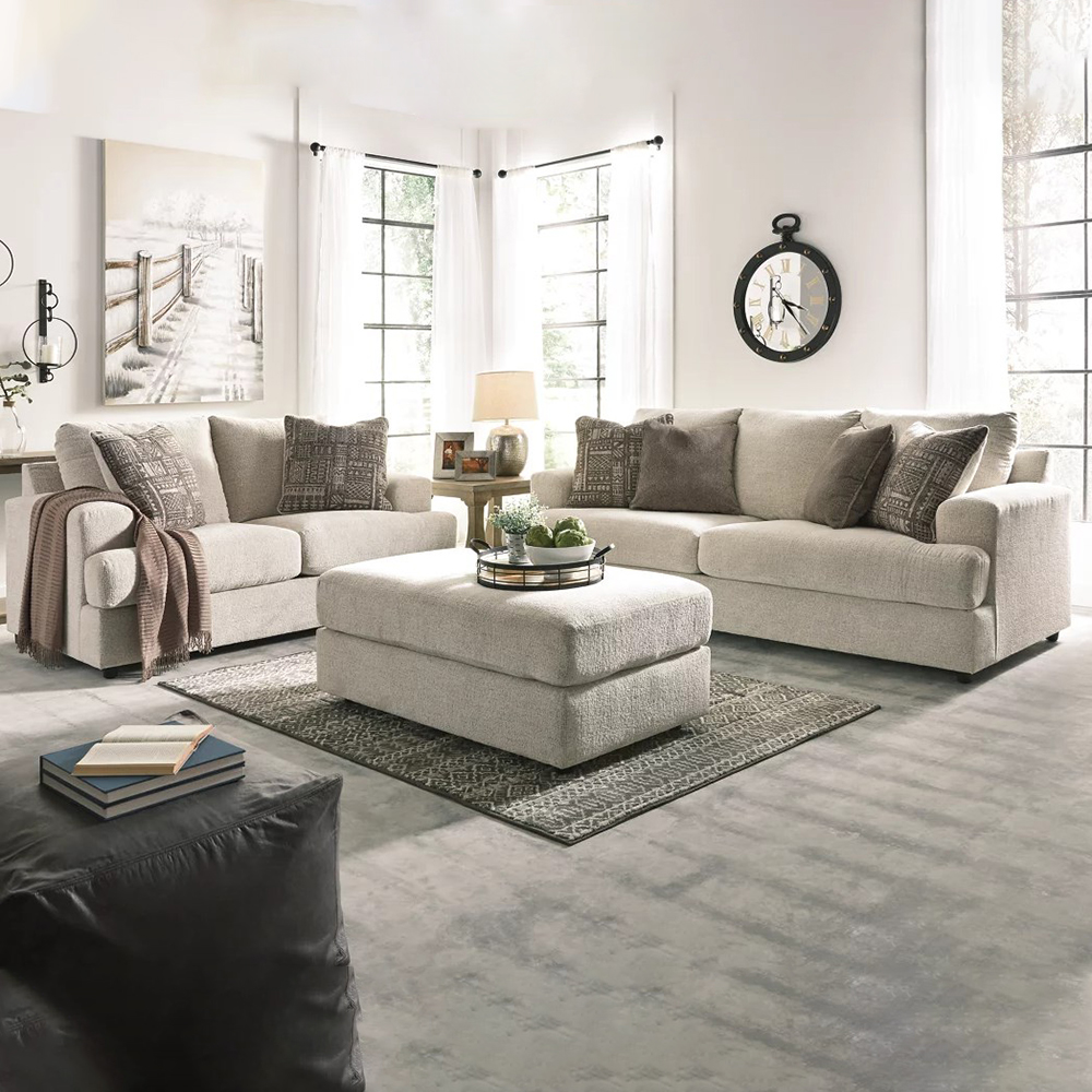 European style wood legs upholstery reclinable 3 seater modern white fabric sectional couch living room sofa set