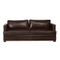 Modern luxury new fashion design 7 seater brown real genuine leather seats sofa set