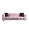 new design beautiful pink modern cheap fabric bride and groom sofa chair