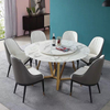 wholesale Round Modern Marble Hotel Luxury Gold Dining Tables
