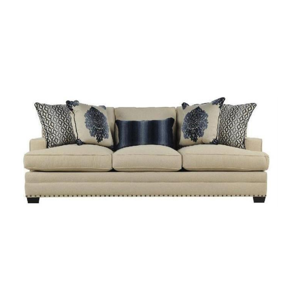 Wholesale Living Room Furniture Linen Sofa Set Modern Corner Recliner Sofa
