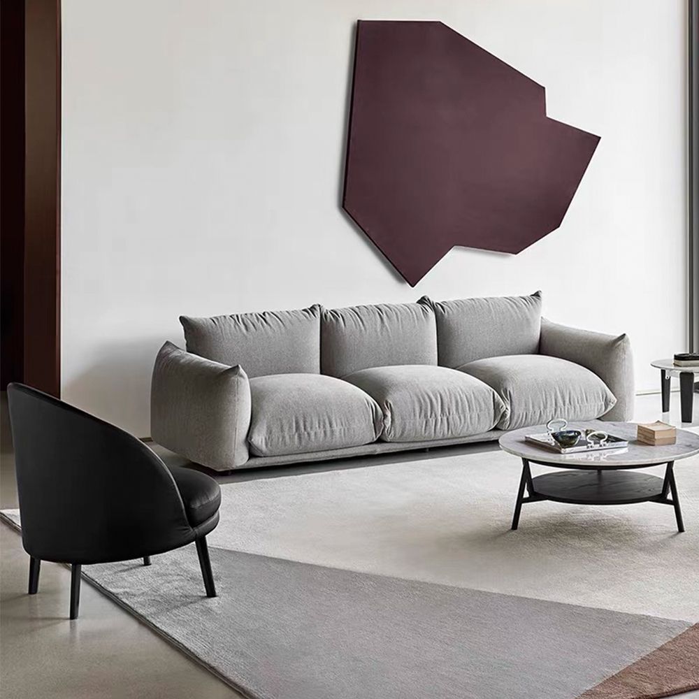 Simple Luxurious Velvet Cloth Sofa Net Red Ins Modern Design Creative Living Room Sofa