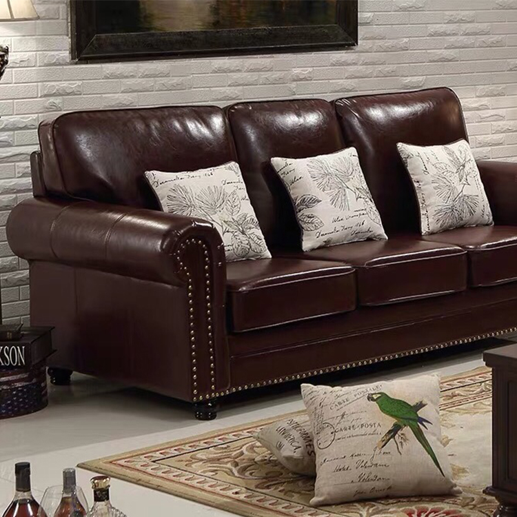 Modern office luxury furniture wooden reclining chinese leather couches chesterfield sectional sofa sets with legs