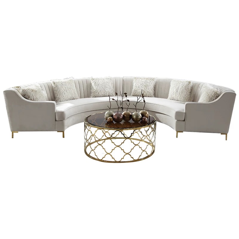 modern american style luxury sitting room 3 4 5 seater white high back corner sofa set