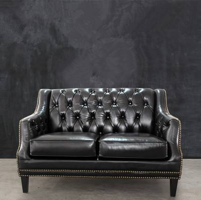 High Quality New Design Furniture Blue Round Wooden Velvet Fabric Foam Sofa For Living Room
