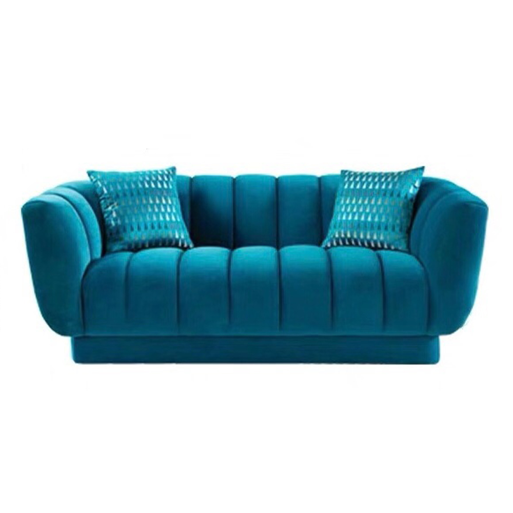 Modern Luxury Velvet Lounge Suite European Cinema 2 4 Seater Bar Sofa Furniture Set