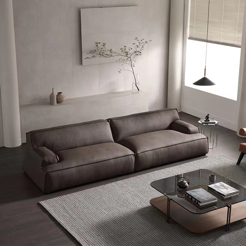 Jana Brown Technical Fabric 2-Pieces Sofa