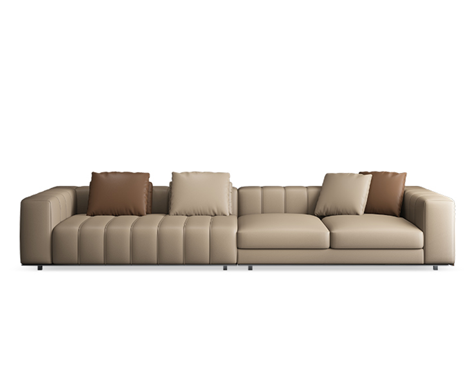 Barry Technical Fabric Luxury Arm Sofa 4-Seater Designer Sofa