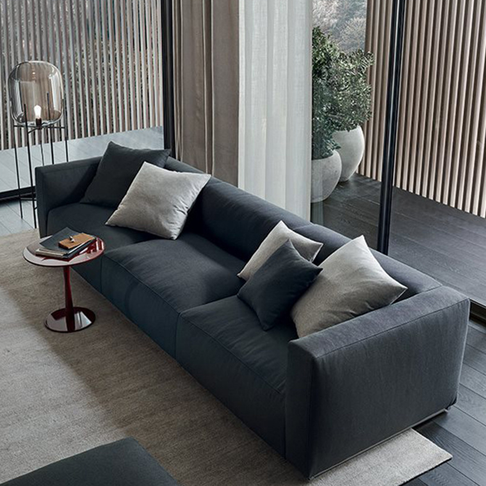 Nordic Style Fabric Sofa Modern Living Room Sofa Imported Fabric Latex Sofa set home furniture