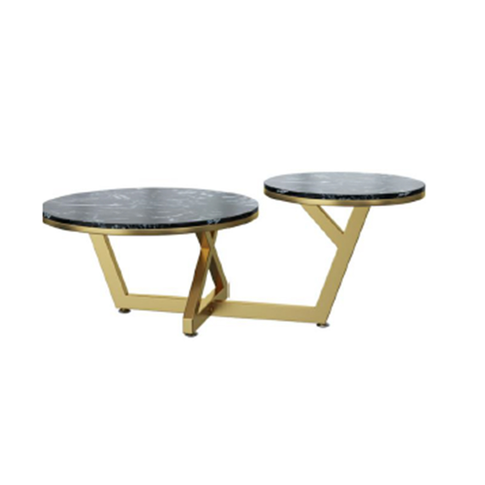 golden base sofa coffee table living room furniture design high-end bar table