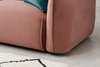 European Living Room Furniture Handrail Functional Velvet Single Sofa 2 Seater Sofa