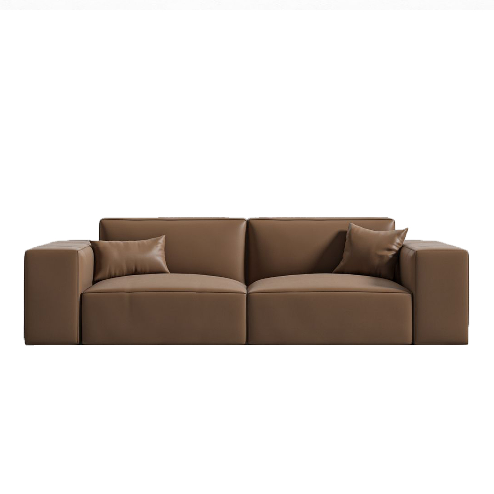 Manufacturer Wholesale European Style Living Room Furniture Modern Leather I Shaped Corner Sofa Set
