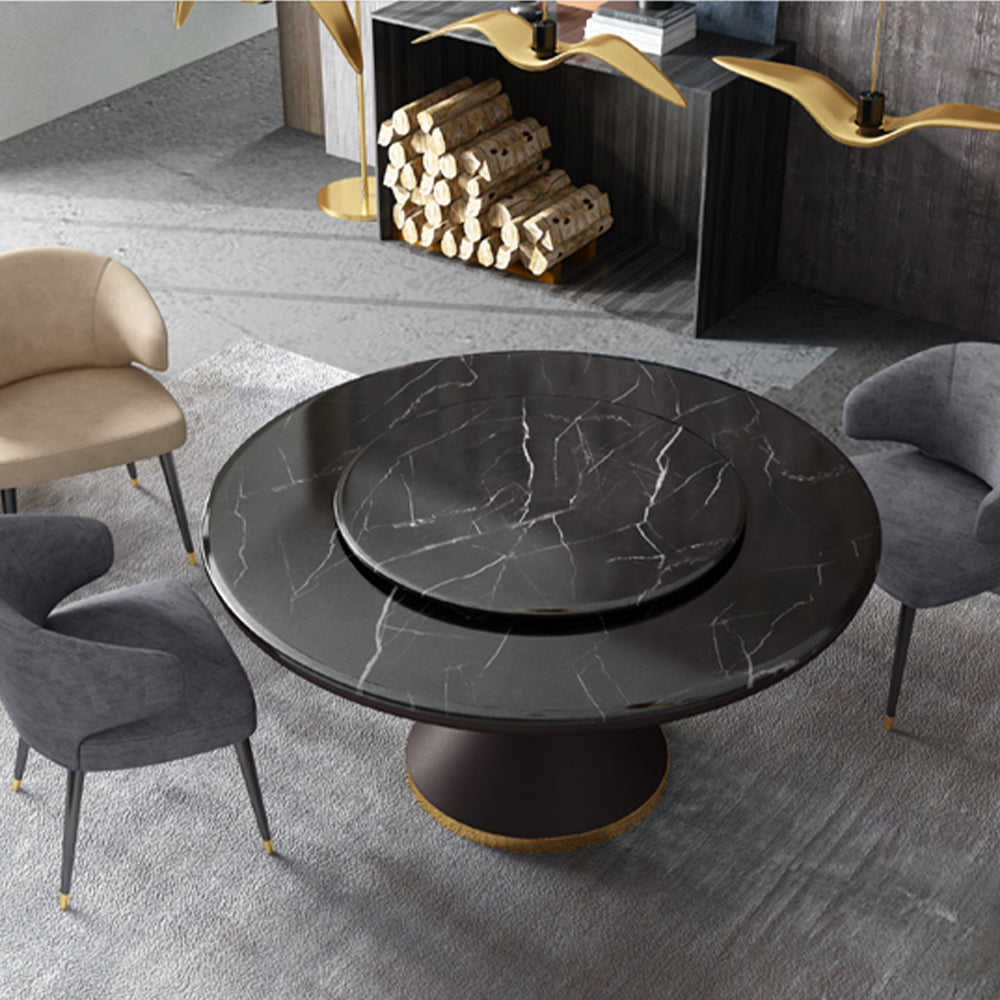 2021 newest modern simple style black glass marble top center coffee table
